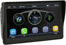 カーステレオラジオ、7インチタッチスクリーンBluetooth 5.1カーMP5プレーヤーMirrorLink、Carplay、A_画像1