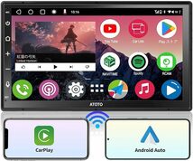 ATOTO A6 PF Android オーディオ一体型ナビ、2DIN カーステレオ 7インチ QLEDタッチパネル、ワイヤレスC_画像1