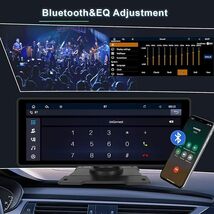 Hodozzyカーラジオ携帯用無線ワイヤレスApple Carplay＆Android Auto、スクリーン10.26インチHD_画像4
