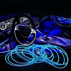 Mulanimo 車 LEDライト アンビエントライト USB式 雰囲気ライト 車用LEDテープ インテリアライト 車内装飾用 高