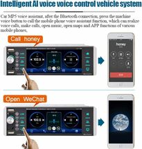 1 Din 5.1インチカーステレオBluetoothラジオIPS HDタッチスクリーンFM/AM/RDS、AI音声MP3プレーヤ_画像5