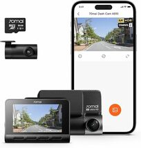 【最新4K UHD超高精細記録】70mai Dash Cam 4k A810ドライブレコーダー 前後2カメラHDR対応 小型ドラレ_画像1
