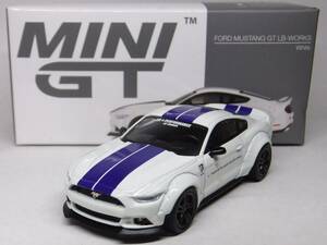 MINI GT★LB★WORKS フォード マスタング GT ホワイト MGT00646-R Ford MUSTANG リバティウォーク 1/64 TSM