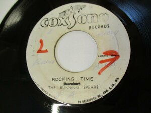 7インチ 『THE BURNING SPEARS / ROCKING TIME』 Lascelles Perkins　Clement Coxsone Dodd