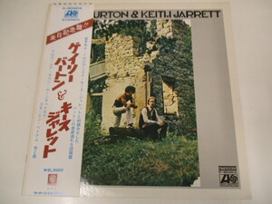 帯付　GARY BURTON & KEITH JARRETT / S.T.　ゲイリー・バートン＆キース・ジャレット　国内盤