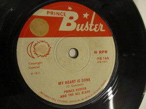 7インチ・シングル　『PRINCE BUSTER / MY HEART IS GONE』