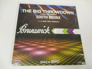 新品　シングル盤　『SOUTH BRONX / THE BIG THROWDOWN』EDITED BY MURO　BRUNSWICK　