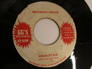 7インチ・シングル『CHARLEY ACE / ONTARIOUS VERSION』WINSTON WRIGHT　(WO EP)