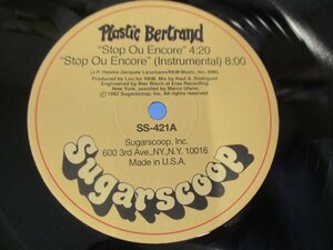 12インチ『Plastic Bertrand / Stop Ou Encore』　(Z20)