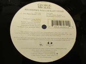 12インチ『George Michael / Killer / Papa Was A Rollin' Stone (The Remixes)』 (Z16)　