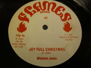 12インチ 『WINSTON JONES / JOYFULL CHRISTMAS』 REVOLUTIONARIES　(Z20)　