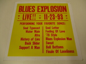 ブートレッグ盤　BLUES EXPLOSION / LIVE !! 11-23-93 (Z4)