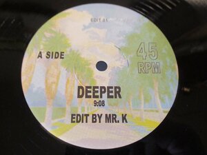 12インチ 『New Birth / Tower Of Power / Deeper / Squib Cakes』 MR.K　DANNY KRIVIT (Z16)　