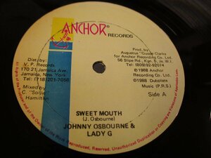 12インチ 『Johnny Osbourne & Lady G / Sweet Mouth』 Augustus Gussie Clarke　(Z6)　