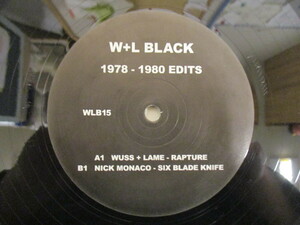 Wuss + Lame / Nick Monaco - 1978 - 1980 Edits (CL 2)