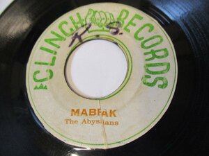 7インチ『THE ABYSSINIANS / MABRAK』