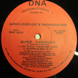 SUPER LOVER CEE ＋ CASANOVA RUD / SUPER CASANOVA