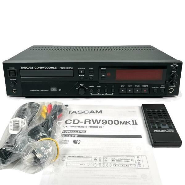 ◆優良中古品・再生,録音履歴0時間・録音動作確認済◆ TASCAM CDレコーダープレーヤー CD-RW900MK2 CD-RW900MKll