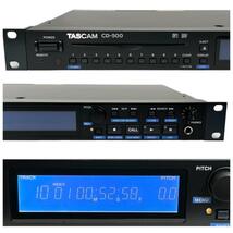 ◆優良美品・動作確認済◆ TASCAM CDプレーヤー 業務用1U CD-500_画像2