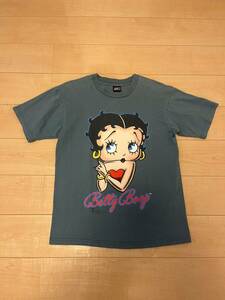 90s betty boop ベティーちゃん ベティちゃん tシャツ made in usa usa製 1997年 L アート バンt ムービー 大判 プリント ヴィンテージ