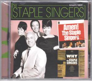 ☆STAPLE SINGERS(ステイプル・シンガーズ)/Amen!＆Why『65年＆66年発表のゴスペルの超大名盤２in１＆高音質リマスター仕様』◆未開封品！