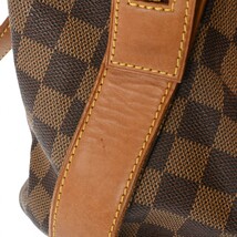 LOUIS VUITTON ルイヴィトン ダミエ コロンビーヌ ブラウン N99037 レディース ダミエキャンバス トートバッグ Bランク 中古 銀蔵_画像7