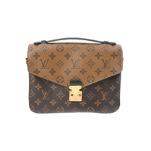 銀蔵 中古 LOUIS VUITTON ルイヴィトン ポシェットメティス MM M44876 ブラウン モノグラムリバース キャンバス 2WAYバッグ ランクAB_画像1