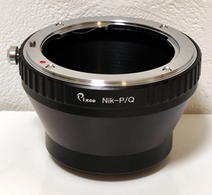 ニコン Nikon Fマウントレンズ → ペンタックスQ PENTAX Q マウントアダプター Q10 Q7 Q-S1