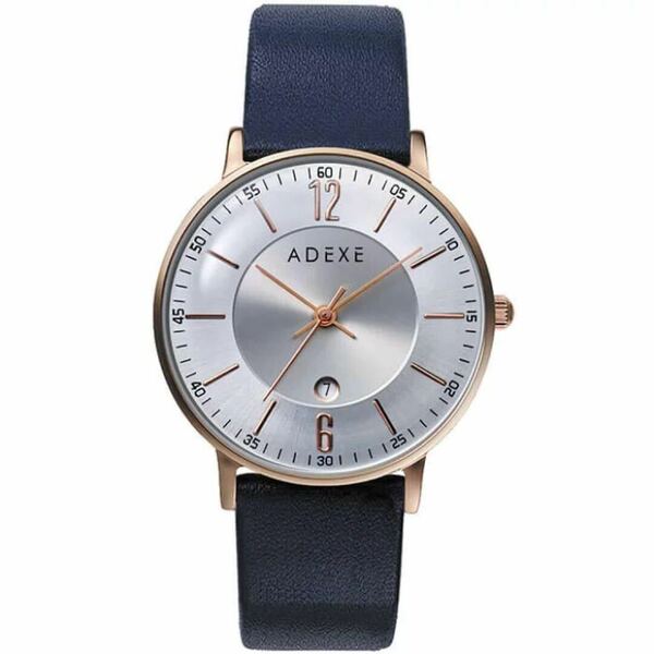ADEXE アデクス 腕時計 クォーツ正規輸入品 ネイビー白2046B-T02