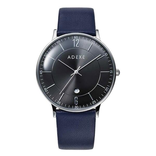 ADEXE アデクス 腕時計 クォーツ 正規輸入品 青黒 2046B-T03