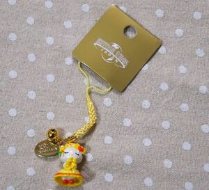 06038* waste number ultra rare /2008 year USJ limitation / Hollywood * fantasy / Kitty Chan. netsuke / strap [ yellow color. dress ] Uni ba