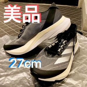 【美品】アディゼロ ボストン12 ワイド　ADIZERO BOSTON 12 WIDE