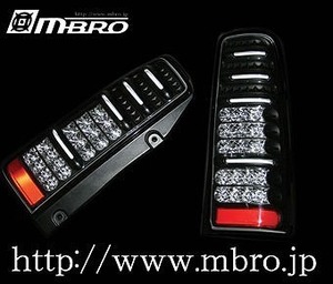 【送料無料】エムブロ ジムニー ＪＢ２３Ｗ ＬＥＤテールランプ ブラック テールライト JB23W