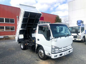 * Heisei era 24 year Isuzu Elf 3t dump low floor body painting finishing spare inspection . delivery possibility *