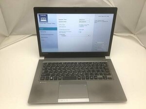 ジャンク!TOSHIBA R63/P○Core i7 5500U 2.4G 4G