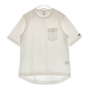 【29465】 J.PRESS ジェイプレス 半袖Tシャツ カットソー サイズM ホワイト シンプル 無地 清潔感 カジュアル スマート レディース