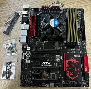 【ジャンク】msi Z87-GD65 gaming/ intel Core i7-4770K/ elixirDDR3-1600 32GB(8GBx4)セット【売り切り】