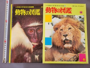 1989年49刷　動物の図鑑　小学館　学習百科図鑑　昭和　当時物　/C