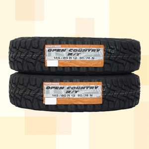 LT145/80R12 80/78N TOYO トーヨー OPEN COUNTRY R/T 24年製 正規品 145R12 6PR 相当 送料無料 2本税込 \12,600 より 1