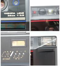 YASHICA/ヤシカ/kyocera/京セラ/LAF DATE/LENS/32mm/F3.5/フィルムカメラ/ブラック/ケース付き/現状品/中古品/通電OK/ジャンク_画像7