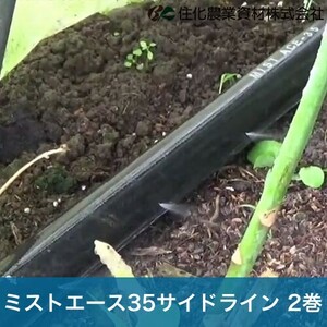 住化農業資材 灌水チューブ 無マルチ向け ミストエース35サイドライン WB1068 100M×2巻 無マルチ向け 散水幅1.2Ｍ 農業用