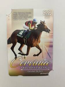  che ru vi nia horse racing book QUO card 