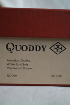 Quoddy × WAKOUWA KENNEBEC CHUKKA クオディ/ワクワ/デッキブーツ/ブラウン/10.5_画像8