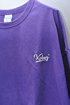 KEBOZ S/S TEE ケボズ バックプリント Tシャツ 半袖 パープル 紫/M_画像2