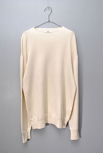 BODHI SUMMER SILK CASHMERE SWEAT ボーディー サマーシルク カシュメール スウェット オフホワイト/2