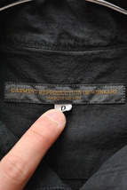 GARMENT REPRODUCTION OF WORKERS バンドカラーシャツ 長袖シャツ ブラック/0_画像7