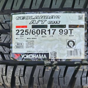 1本のみ！ 2022年製 ジオランダーA/T G015 225/60R17 ホワイトレター 売り切り処分特価