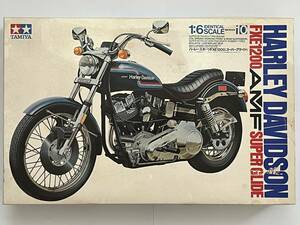 TAMIYA small deer Tamiya 1/6 big scale No.10 HARLEY-DAVIDSON Harley Davidson FXE1200( super g ride ) not yet constructed that time thing out of print present condition goods 