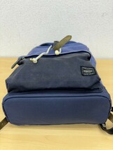 名作 PORTER BRIDGE ポーター ブリッジ キャンバス×ナイロン×レザー バックパック リュック デイパック ビジネスバッグ 本革 吉田かばん_画像6