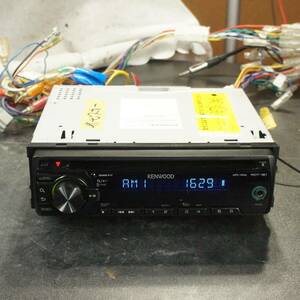 動作OK RDT-161 ケンウッド 純正変換ハーネス付 オーディオ 1DIN AUX CD AM FM ヘッドユニット Y21-7750-03 KENWOOD @5917s